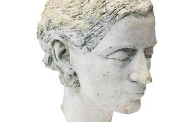 Doris Flinn, British 1892-1977 - Bridget, 1936; plaster, 33(H) x 18(W) x 23(D) cm (ARR) Provenance: Bridget Josephine Fitzsimon, gifted by the artist and thence by descent Note: Bridget Josephine Fitzsimon was the artist's partner and subject of...