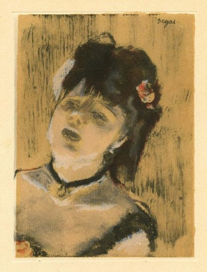 Edgar Degas La Chanteuse du Cafe-Concert