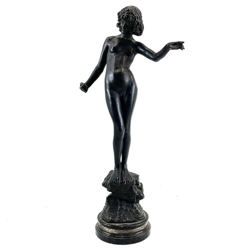 Edward Onslow FORD (1852-1901) Folly Bronze on serpentine so...