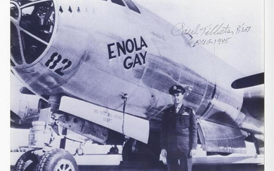 Enola Gay, Paul Tibbets Signed Superb Photograph
