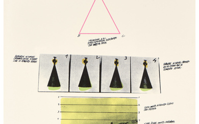 FABRIZIO PLESSI 1940 Lot of six lithographs: Analogie sostitutive Triangolo ABC 2004