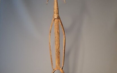 Figurine(s) - Black iron - Mumuye - Nigeria - 67 cm