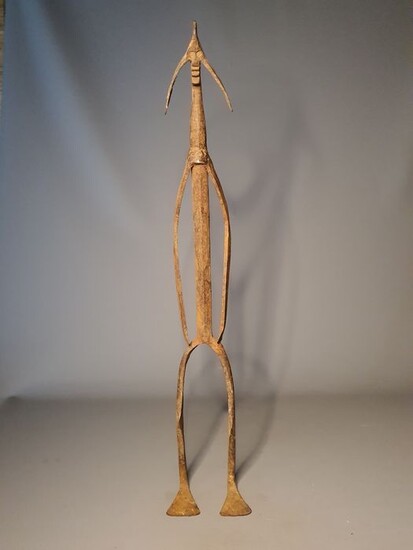 Figurine(s) - Black iron - Mumuye - Nigeria - 67 cm