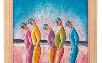 "Five Men Standing" by Benyamin Long