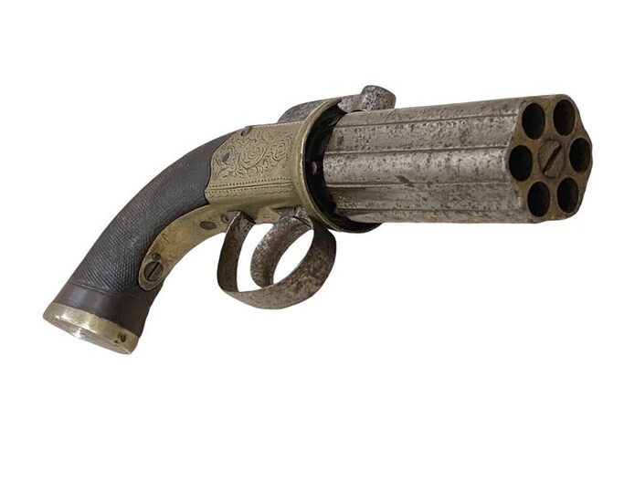 France - 19th century - Percussion - Pepperbox
