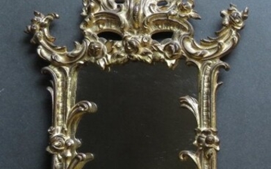 French Belle Jardin style antique metal easel frame