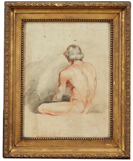 French School, early/mid 19th century- Male nude...