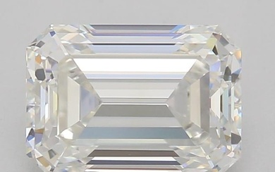 GIA Certified 1.51 Ct Emerald cut H VVS2 Loose Diamond