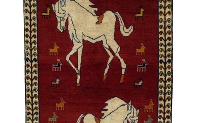Gabbeh - Horses - Collector piece - Rug - 176 cm - 105 cm