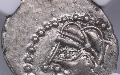 Gaul, Bituriges AR Quinarius - c. 100-50 BC - NGC Ch AU