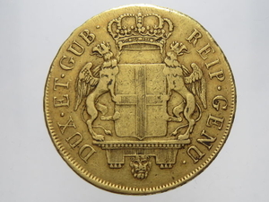 Genoa-Period of the biennial Doges - 96 Lire 1797 - (terza fase 1637 - 1797) - Gold