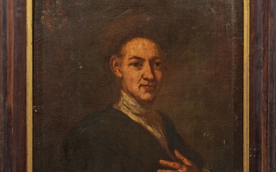 Georg Gsell (1673 Saint-Gall - 1740 Saint-Pétersbourg) attr ; Portrait d'un jeune homme Portrait en...