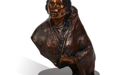 Glenna Goodacre (1939-2020) Study for Shoshone Mother 11 in. high