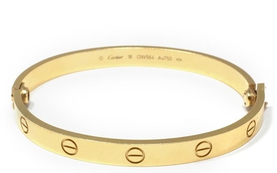 Gold 'Love' Bangle Bracelet, Cartier