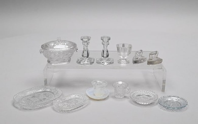 Group New England &Midwest Pressed Glass Toy Wares