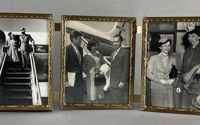 Group of 3 US United Airlines Political Photographs