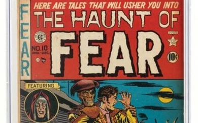 HAUNT OF FEAR #10 * CGC 3.5 * Feldstein BULLFIGHT Cover