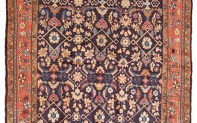 Hand-knotted Malayer Wool Rug 6'0" x 10'6"
