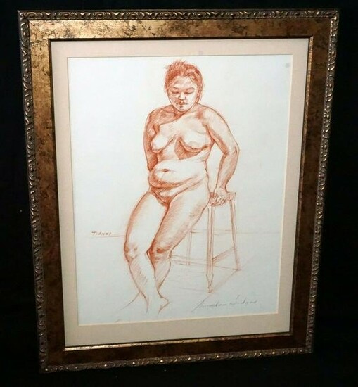 Hawaii Drawing Female Nude Tianni Snowden Hodges (Sho)