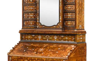 IMPORTANT SECRETAIRE WITH UPPER SECTION Baroque, by L.H. Rohde (Ludwig Heinrich Rohde, 1673 - 1755), Mainz, ca. 1725/26.