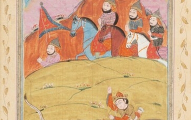 INDIA AND CENTRAL ASIA, 17TH-19TH CENTURIES | THREE MINIATURES
