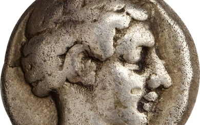 IONIA. Kolophon. AR Drachm (5.39 gms), ca. 450-410 B.C. NEARLY VERY FINE.