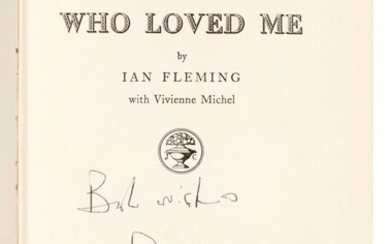 Ian Fleming | The Spy Who Loved Me. London: Jonathan Cape, 1962, first edition, SIGNED by Roger Moore