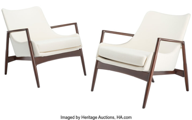Ib Kofod-Larsen (1921-2003), Pair of Seal Lounge Chairs (circa 1960)