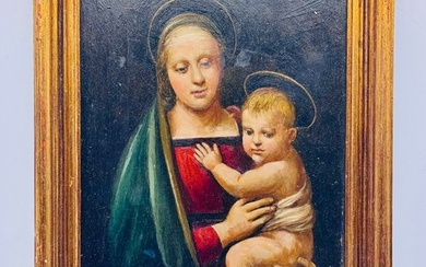 Icon - Virgin with Child - Ave Maria - Wood