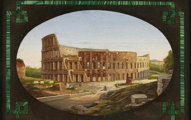Italian micromosaic of the Colosseum, Roccheggiani