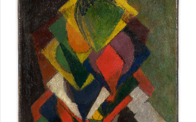 Jacques VILLON 1875 - 1963 Personnage cubiste - 1921