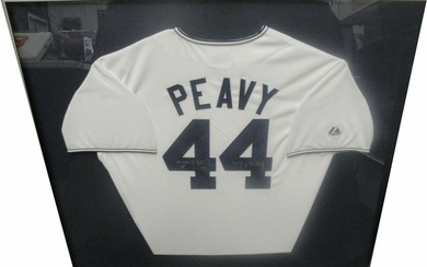 Jake Peavy Hand Signed Autographed Jersey San Diego Padres W/