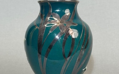 Japanese Studio Porcelain Vase by Shofu Katei, Meiji Period