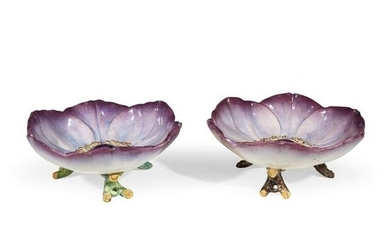 Jérôme Massier (French, 1850-1916), A Pair of Majolica