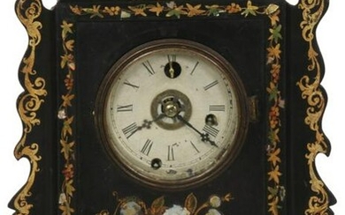 Jerome Papier Mache Mantel Clock