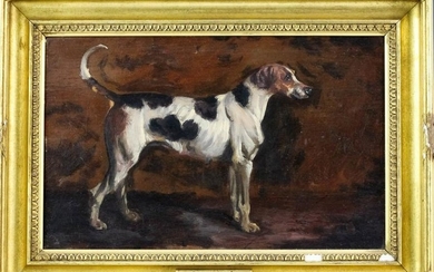 John Wheeler (1821-1903) UK Dog Portrait Oil Painting