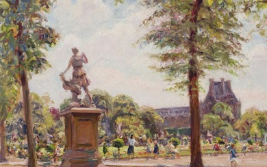 Juan Soler Puig. Le jardin des Tuileries (1960)