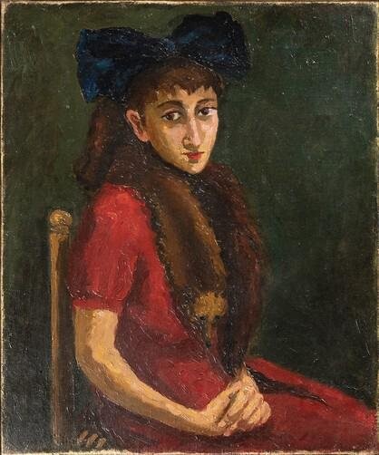 KATY CASTELLUCCI (Laglio, 1905 - Rome, 1985): Portrait