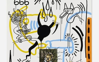 Keith Haring, No. 8 (from Apocalypse)
