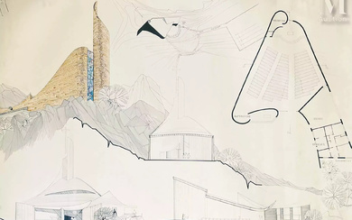 LE CORBUSIER (Charles-Édouard Jeanneret-Gris) ? Projet Architectural dans le Goût / in the Tatse of : Le Corbusier