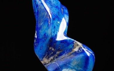 Lapis Lazuli DARK BLUE - TOP quality!!! Free Form - Height: 122.5 mm - Width: 75 mm- 520 g