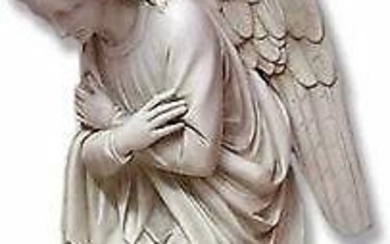 Large Kneeling Angel Statue + (Church Angel) Fiberglass