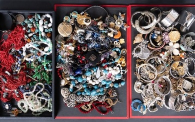 Large Unsearched Costume Jewelry Collection Group Lot