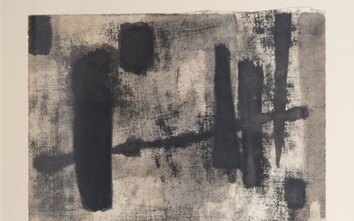 Léon ZACK (1892-1980) – Composition, 1951 – Technique mixte sur papier – Signé…