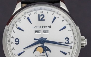Louis Erard - Automatic 1931 Moon Phase - Day/Date/Month Swiss Made - 31218AA21.BDC02 - Men - Brand New