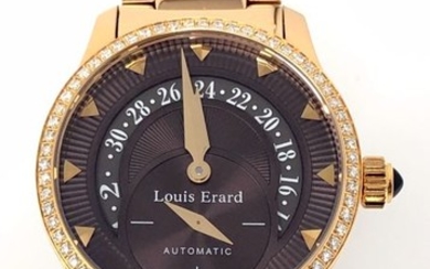 Louis Erard - Emotion Collection Automatic Diamond Watch Rose Gold - 92600PS13.BMA46 - Women - BRAND NEW