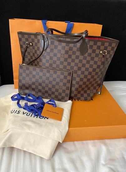 Louis Vuitton - Neverfull MM damier ebene Shoulder bag in Netherlands