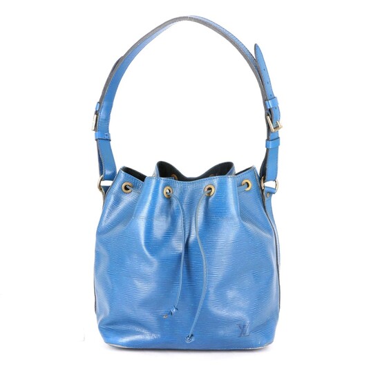 Louis Vuitton Petit Noé in Toledo Blue Epi and Smooth Leather