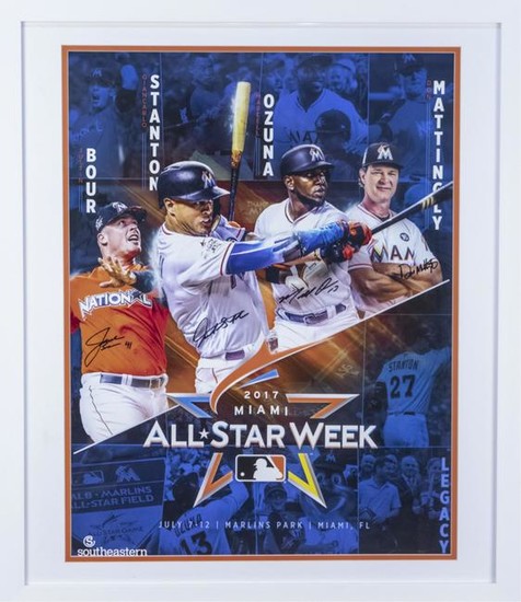 MLB 2017 All-Star Week Signed Poster