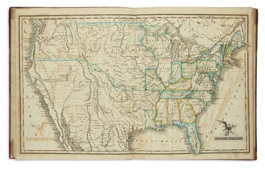 MORSE, SIDNEY E. An Atlas of the United States on an Improved Plan;...